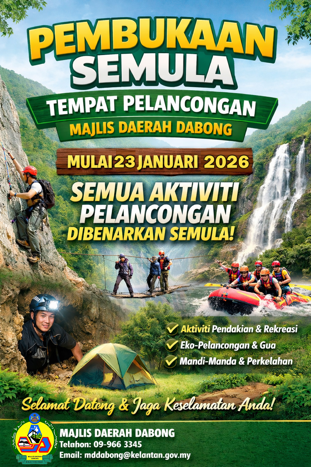 𝐏𝐄𝐌𝐁𝐔𝐊𝐀𝐀𝐍 𝐒𝐄𝐌𝐔𝐋𝐀 𝐓𝐄𝐌𝐏𝐀𝐓 𝐏𝐄𝐋𝐀𝐍𝐂𝐎𝐍𝐆𝐀𝐍 𝐌𝐀𝐉𝐋𝐈𝐒 𝐃𝐀𝐄𝐑𝐀𝐇 𝐃𝐀𝐁𝐎𝐍𝐆 𝟐𝟎𝟐𝟔 